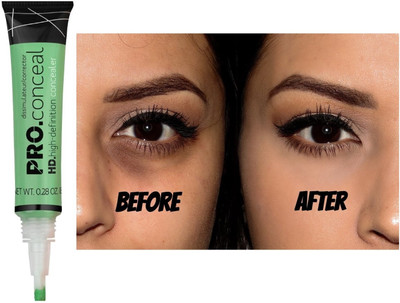 Luster Shine Full Coverage & Highly Pigmented  Concealer(Green, 8 g)