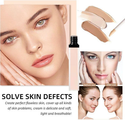 NADJA Y Liquid Light Weight Full Coverage with Matte finish  Concealer(LIGHT, 7 ml)