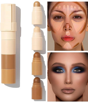 AEPRUY SUPER 3D CONTOUR CONCEALER HIGHLIGHTER STICK Concealer(Multicolor, 5 ml)