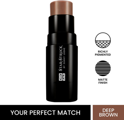 Star Struck By Sunny Leone Contour Stick for Women | Deep Brown Concealer(Deep Brown, 7 g)