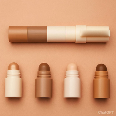 Divyaan Beauty 4-in-1 Multi-Shade Contour and Concealer Makeup Stick Concealer(Brown, 10 ml)