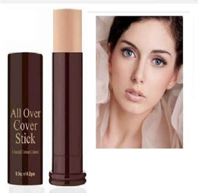 Luipui MATTE FINISH INSTANT WATERPROOF MAKEUP STICK PACK OF 1 (02 COLOR) Concealer(BEIGE, 15 g)