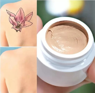GABBU Smudged Full Coverage Concealer Waterproof Shadows For Tattoos Scars Concealer(ivory, 12 g)
