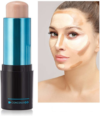 tanvi27 New 4In1 Makeup Stick For Foundation, Concealer, Contour & Corrector Concealer(BEIGE, 10 g)