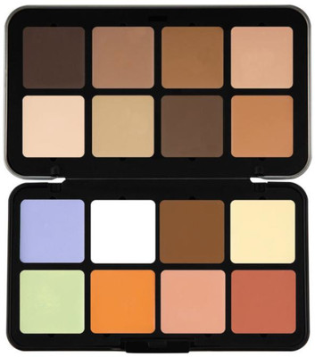 VARS LONDON Carla 16 color concealing and highlighting Camouflage HD Palette Concealer(Camouflage, 32 g)