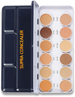URBANUCANBE Professional Makeup 12 in1 Concealer Foundation and Contour Cream Base Palette Concealer(MULTICOLOR, 42 g)