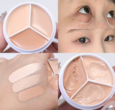 luzimaisa Combo OF 3 in 1 Perfect Blend Concealer, Contour Palette Face Makeup Concealer(Multicolor, 20 g)