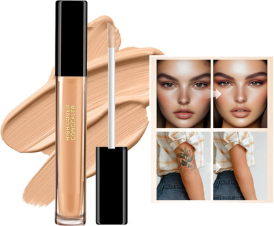 EVERERIN Ultra HD Liquid Concealer for HD Finish | Non-sticky & Long Lasting Matte Finish Concealer(beige, 6 ml)