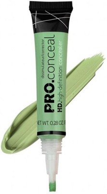 DARYUE Cream Concealer, Full Coverage Natural Finish Orange Corrector Concealer(Green, 8 ml)
