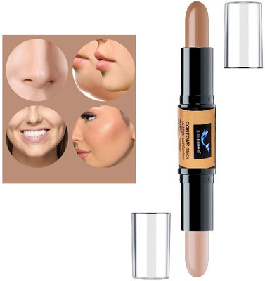 BLUEMERMAID CREAMY 2 IN 1 CONTOUR STICK BEST WATERPROOF FORMULA Concealer(MULTI COLOR, 8 g)