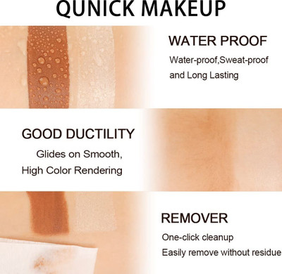USBK Highlighter Makeup Stick, Easy Blend Bronzer Stick Concealer(MULTI-COLOR, 6.2 g)