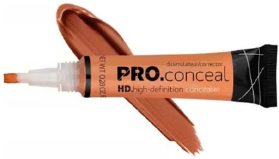 Amaryllis Orange Concealer Matte Medium l Full Coverage pro Conceal Concealer(Orange, 8 g)