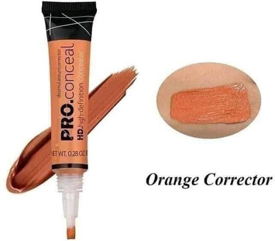 LILLYAMOR BEST FULL COVERAGE PRO CONCEALER FOR FACE MAKEUP PACK OF 1 Concealer(ORANGE, 8 g)