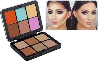 AFARAXIA Concealer And Corrector Palette Easy To Blend & Lightweight For Face Makeup Concealer(Multi, 24 g)