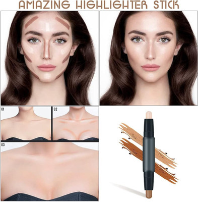 Libline CONCEALER HIGHLIGHTER CONTOUR STICK Concealer(Beige, 4 g)