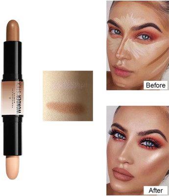 Herrlich 3D BALM CONTOUR HIGHLIGHTER CONCEALER STICK Concealer(MULTICOLOR, 8 g)