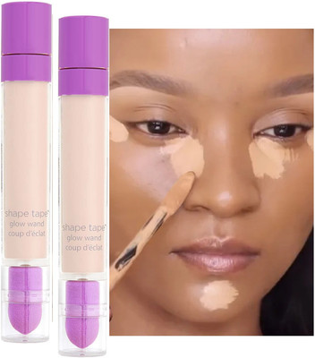tanvi27 Long Lasting Cover Dark Eye Circles Acne Makeup Effect Combo Concealer(NATURAL IVORY, 12 ml)