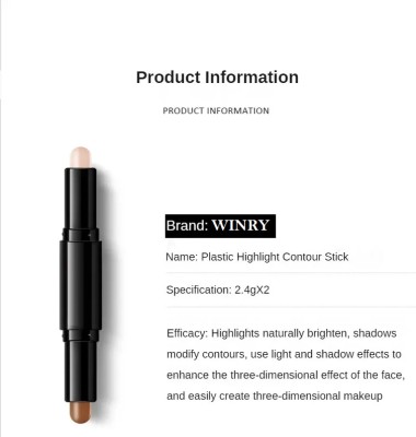 winry Super Blendable Creamy Contour Stick with Natural Highlighter Concealer(MULTICOLOUR, 10 g)