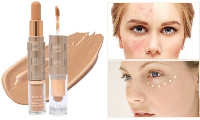 THTC BEST 2 IN 1 CONCEALER STICK + LIQUID CONCEALER Concealer(BEIGE, 9.6 g)