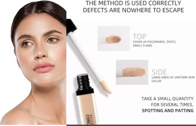 BLUEMERMAID Perfect High Coverage Matte Finish Blendable  Concealer(BEIGE, 6 ml)