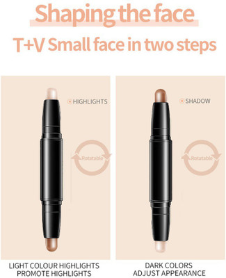 JANOST GIRLS FOR SHINE & SHINE LONG STAY HIGHLIGHTER AND CONCEALER MAKE-UP STICK Concealer(MULTICOLOR, 16 g)