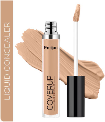 Emijun BEST LIQUID MATTE FINISH COVERUP CONCEALER Concealer(IVORY, 7 ml)
