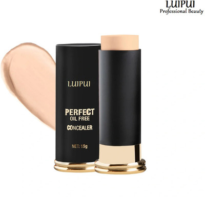 Luipui PERFECT Oil-Free Stick Concealer - Flawless Coverage Concealer(NATURAL BEIGE, 15 g)