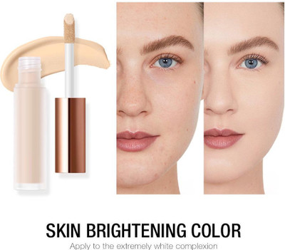 ADJD New Liquid Concealer Cream Long-lasting Moisturizing Concealer(IVORY, 6 ml)