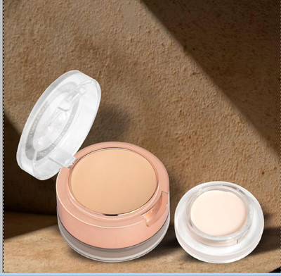 GABBU 2-in-1 Oil-Free Primer and Concealer: Long-Lasting Base for Flawless Look Concealer(Natural, 9 g)