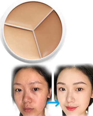 AFARAXIA best 3 in 1 Cream Concealer Corrector Palette Concealer(muliti colour, 10.5 g)
