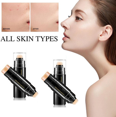 HUZURLU Combo Creamy Concealer Silky Smooth  Concealer(WHITE IVORY, 20 g)