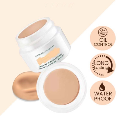 WOONGMI Cream Soft Smooth Makeup Base Full Coverage Face Corrector Creams Skin Concealer(CHIN, 12 g)