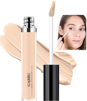 GABBU Liquid Light Weight Concealer With Full Coverage Concealer(SKINY, 7 ml)