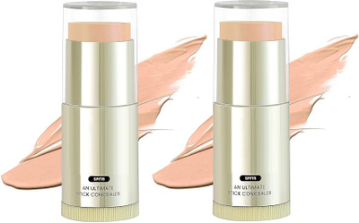 MYEONG Oil-Free Roll On Makeup Foundation Concealer Panstick Concealer(Beige, 42 g)