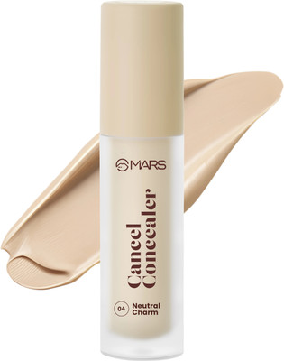 MARS SPF50 PA++++Cancel Concealer with Radiant Natural Finish|Medium to High Coverage Concealer(04-Neutral Charm, 6 ml)