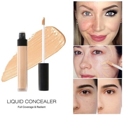 BLUEMERMAID Long Lasting Liquid Light Weight Concealer With High Coverage Concealer(BEIGE, 6 ml)