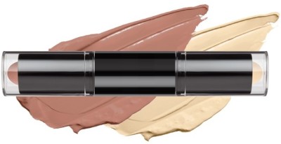 LILLYAMOR 2 IN 1 Highlight & Contour Stick Make up  Concealer(NUTTY, BROWN, 8 g)