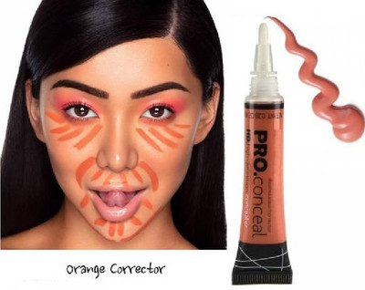 USBK PRO CONCEALER FOR FACE MAKEUP Concealer(orange, 8 g)