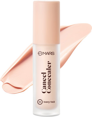 MARS SPF50 PA++++Cancel Concealer with Radiant Natural Finish|Medium to High Coverage Concealer(01-Ivory Veil, 6 ml) MARS SPF50 PA++++Cancel Concealer with Radiant Natural Finish|Medium to High Coverage Concealer(01-Ivory Veil, 6 ml)