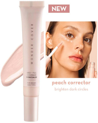 MYEONG Liquid Peach Corrector Perfect Coverage Creaseproof  Concealer(Peach Corrector, 12 ml)