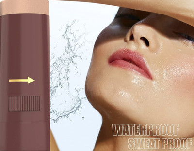 GFSU Foundation Stick Full Coverage Waterproof Smudge Proof Matte Finish Foundation Concealer(NATURAL BEIGE, 15 g)