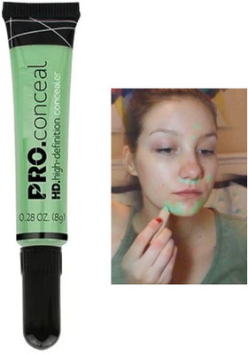 Libline Corrector Cream Concealer Matte Concealer(GREEN, 8 g)