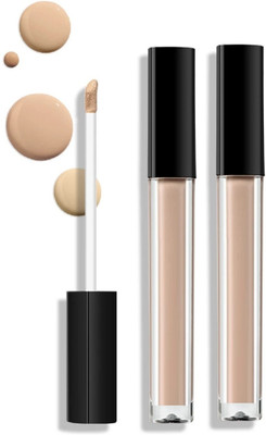 LILLYAMOR Makeup Concealer Liquid Convenient Full Coverage Eye Dark Circles Pack Of 2 Concealer(Beige, 16 g)