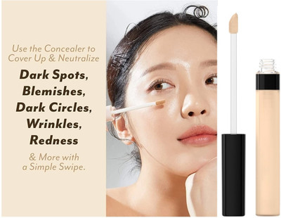 NADJA LIQUID CONCEALER HIGH COVERAGE FOR MATTE FINISH MAKEUP Concealer(IVORY, 6 ml)