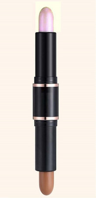 JANOST Best 2 IN 1 Shimmer Highlighter And Concealer Contour Stick Highlighter Concealer(MULTICOLORED, 8 g)