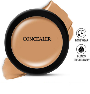 Emijun Creamy Light Weight Full Coverage with Matte Finish  Concealer(beige, 3.5 g)