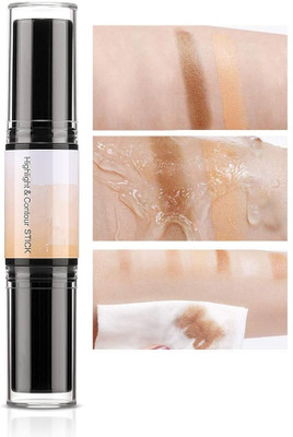 FELICECHIARA Professional 2 in 1 Body Makeup Concealer Highlight Concealer Contour Stick Concealer(Multicolor, 10 g)