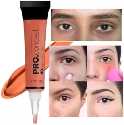 Amaryllis Best Pro Conceal High-Definition Concealer for cover your dark areas  Concealer(Orange Corrector, 8 g)