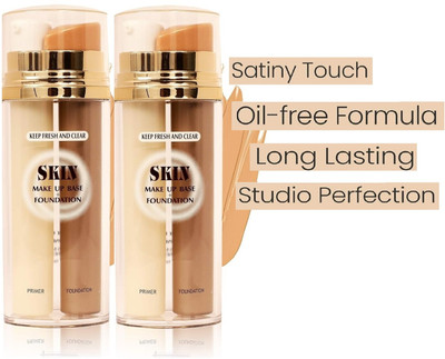 tanvi27 All in One Flawless Primer & Foundation for Special Occasions Concealer(Warm Beige, 120 ml)