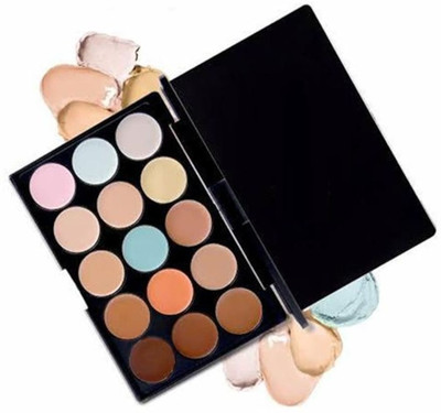 tanvi27 15 color Concealer and contour palette as used bronzer 15color character Concealer(multi, 15 g)